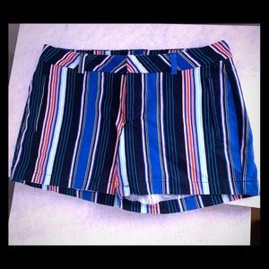 Striped Blue Shorts size 8